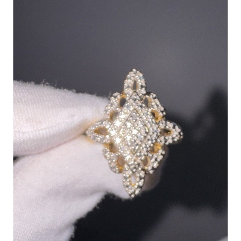 VTG 925 STERLING SILVER MARCASITE DESIGNER RING SIZE‎ 8